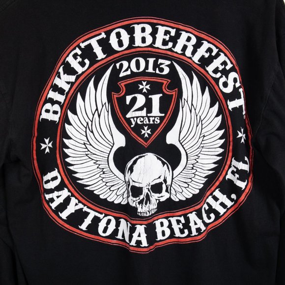 Biketoberfest Daytona Beach Florida long sleeve - Picture 6 of 8